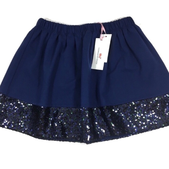 Vineyard Vines Other - Vineyard Vines girls solid and sequin skirt NWT
